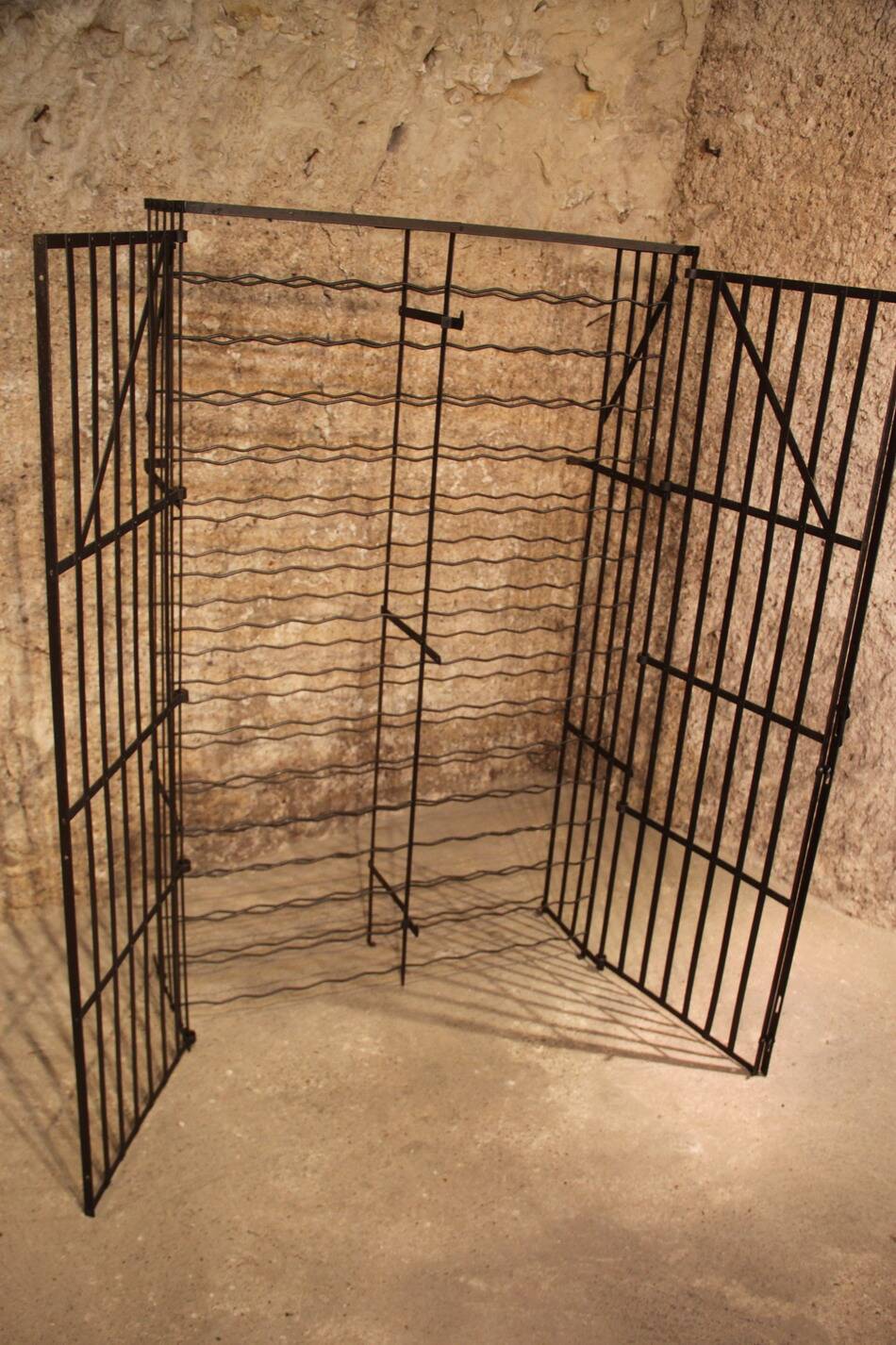 Rididex bottle rack cage 2 doors