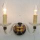Applique 2 bras verre Murano vintage 1950