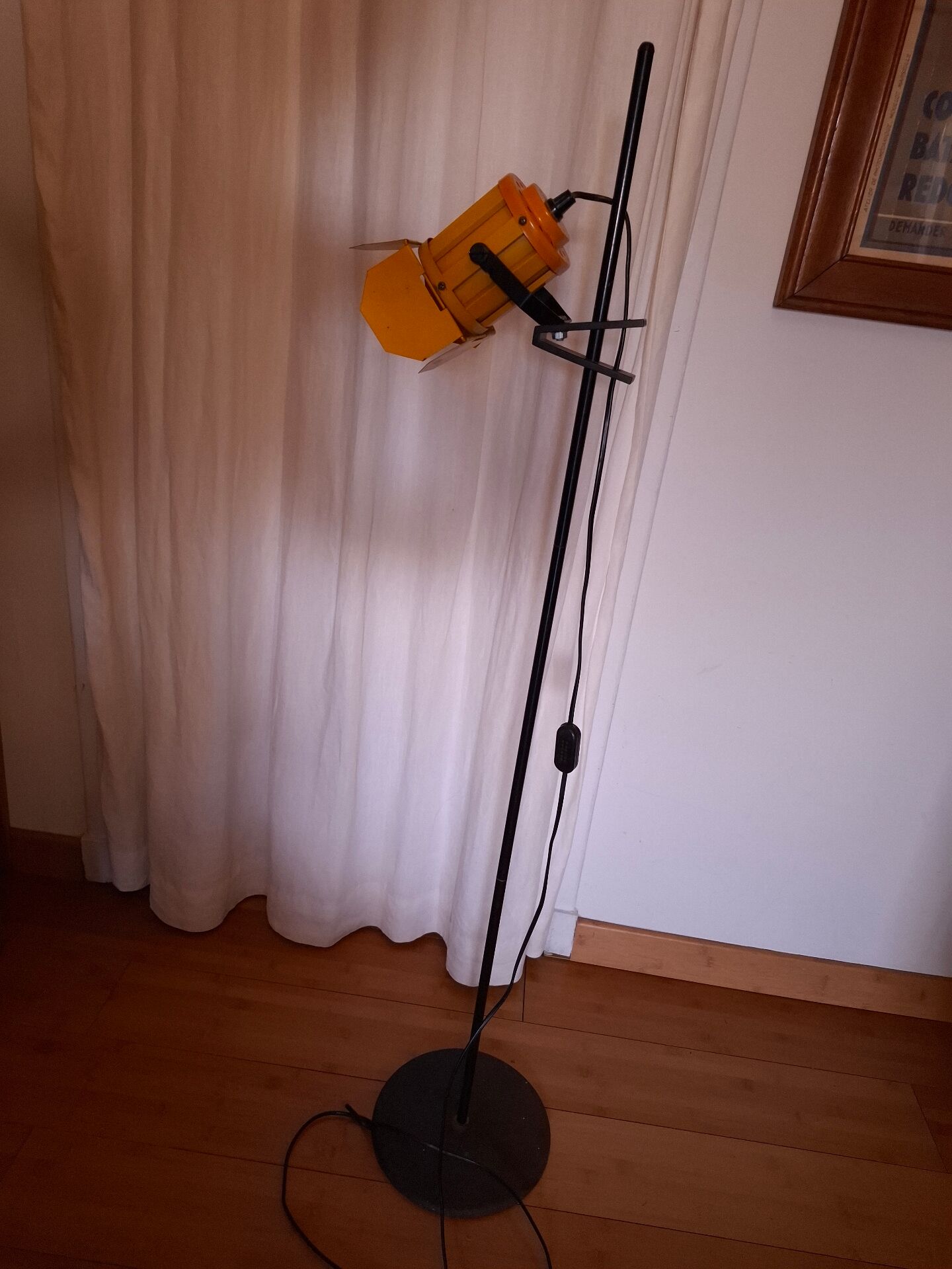 Standard lamp, Ikea reading lamp from the 80s.