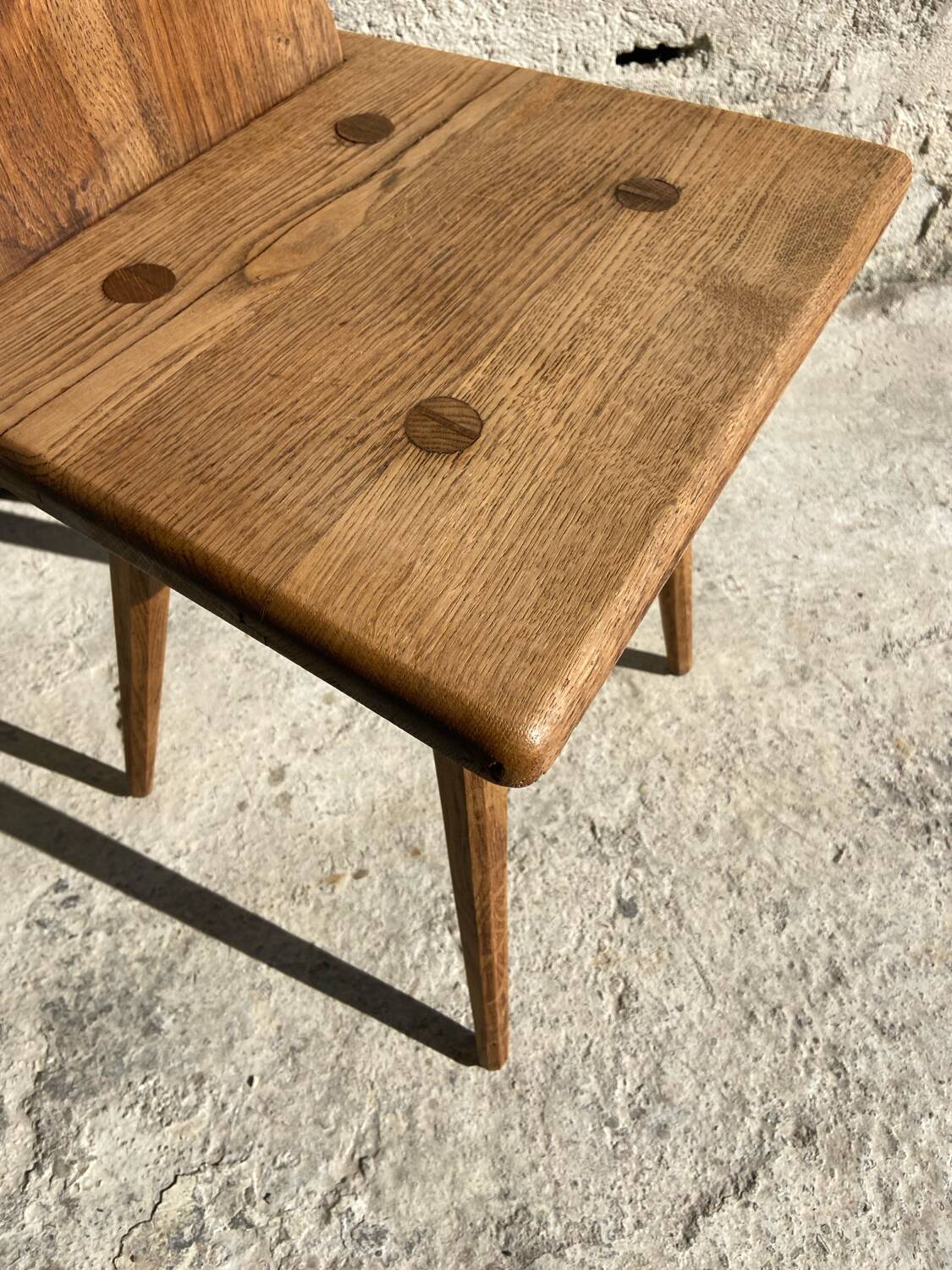 Lot de 8 chaises de montagne en bois
