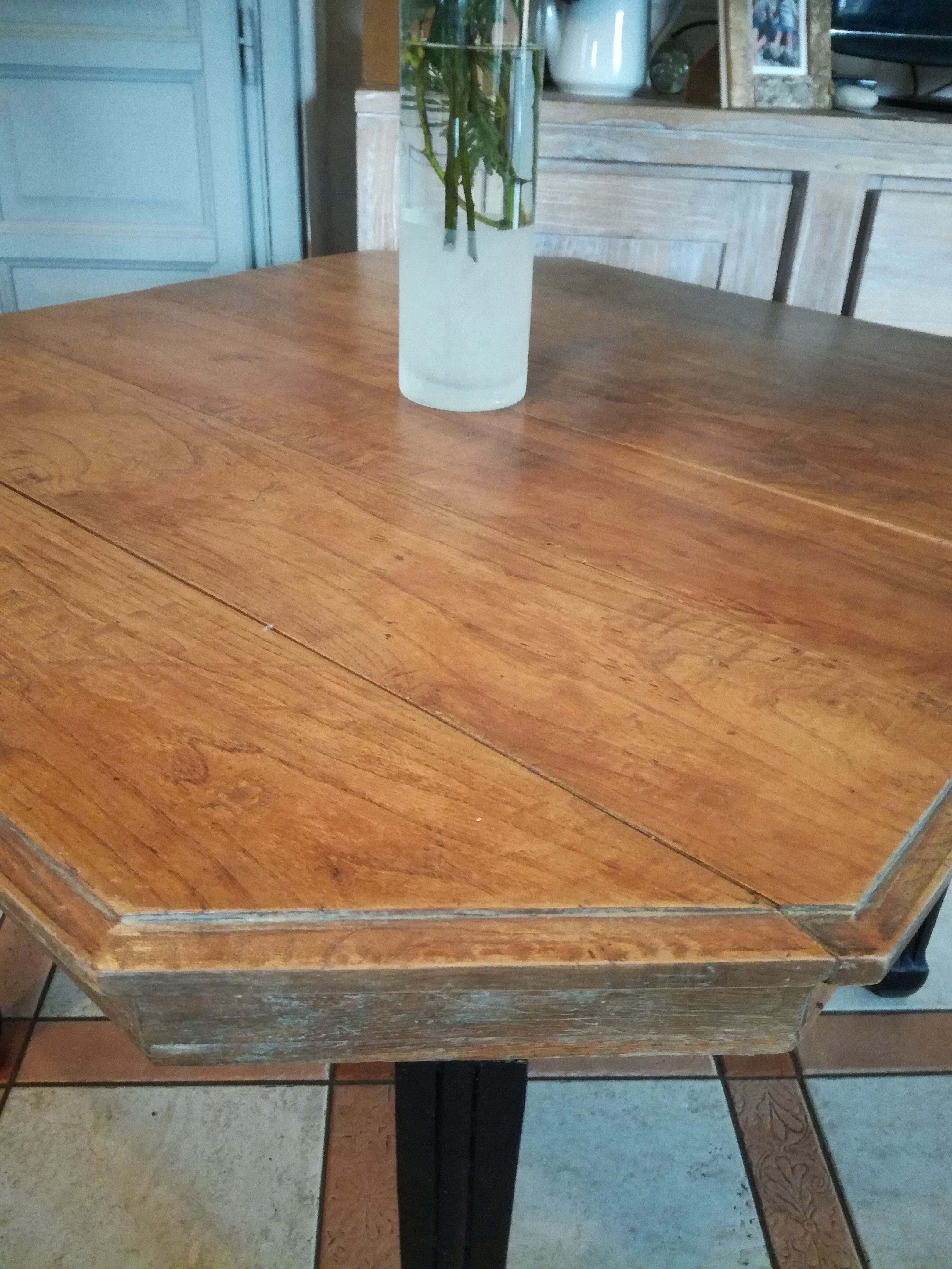 Square Oak vintage table