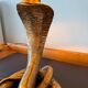 Cobra sculptural lamp in brass – Vintage French work, circa 19