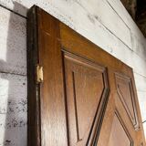 Porte en chêne sculptée