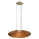 Suspension italienne moderne OVNI en cuivre et Murano, Foscarini 1980