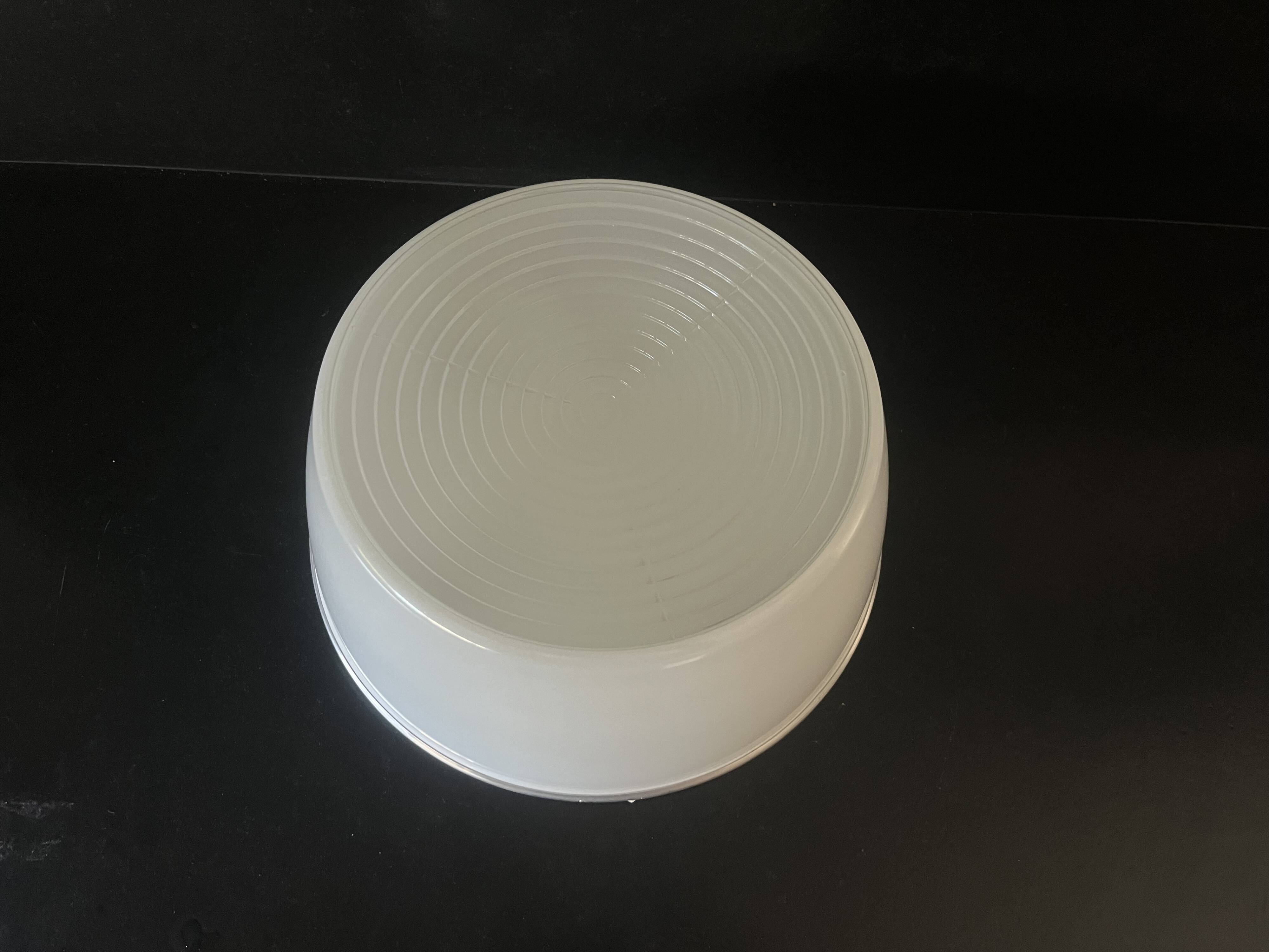 Holophane glass ceiling light