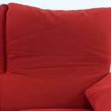 Maralunga 3-seater Sofa red by Vico Magistretti for Cassina, Italy