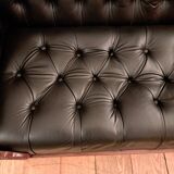 19th century Indo English Chesterfield sofa