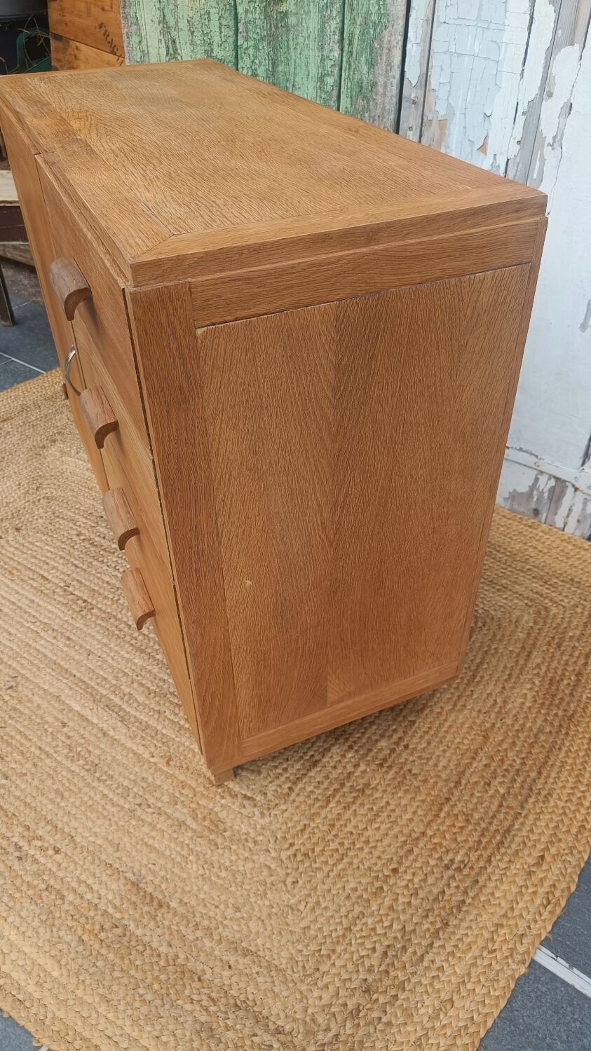 Vintage wooden sideboard – 4 drawers and cupboard