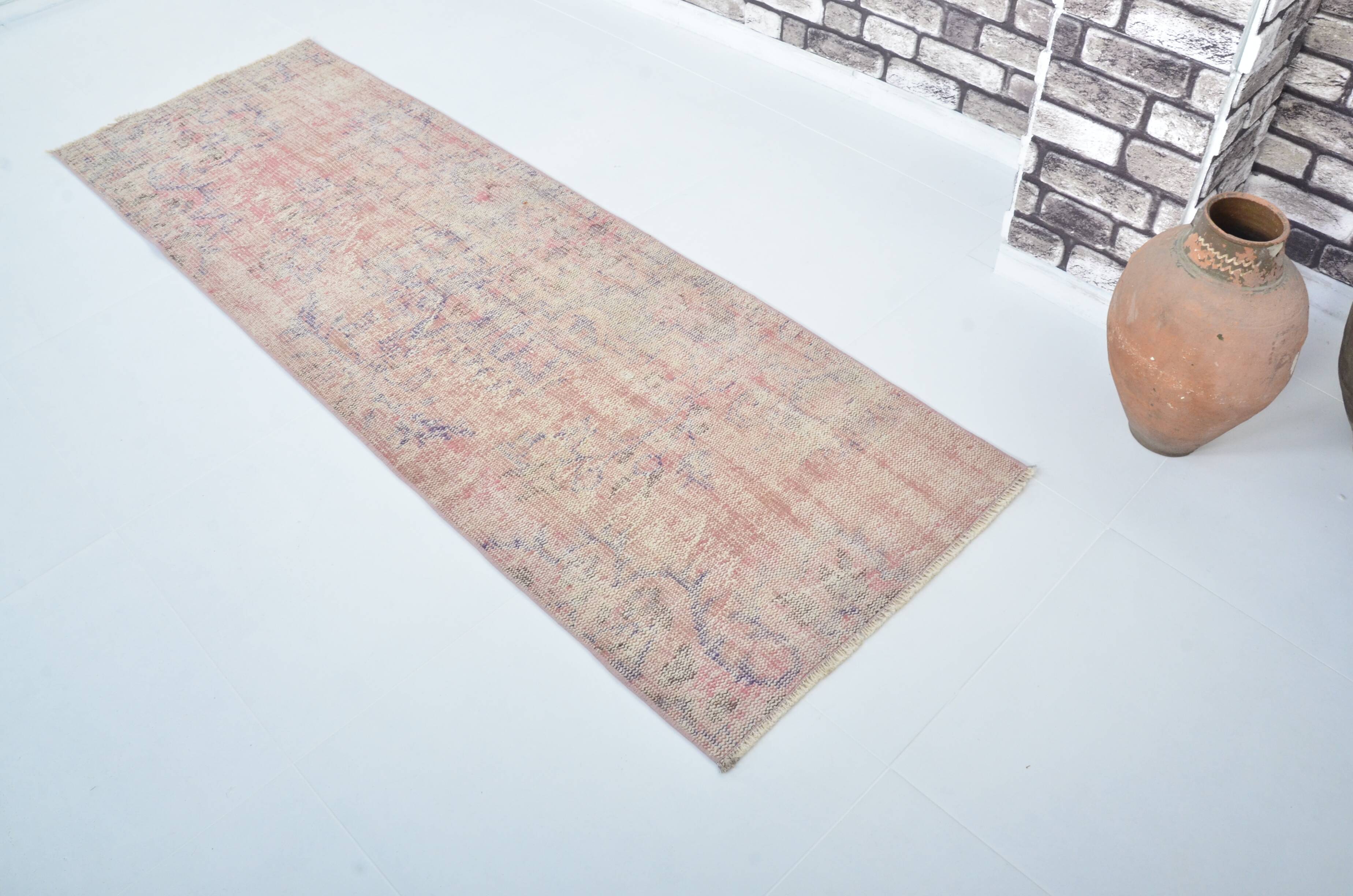 Pink Oushak Turkish Runner sku 3332