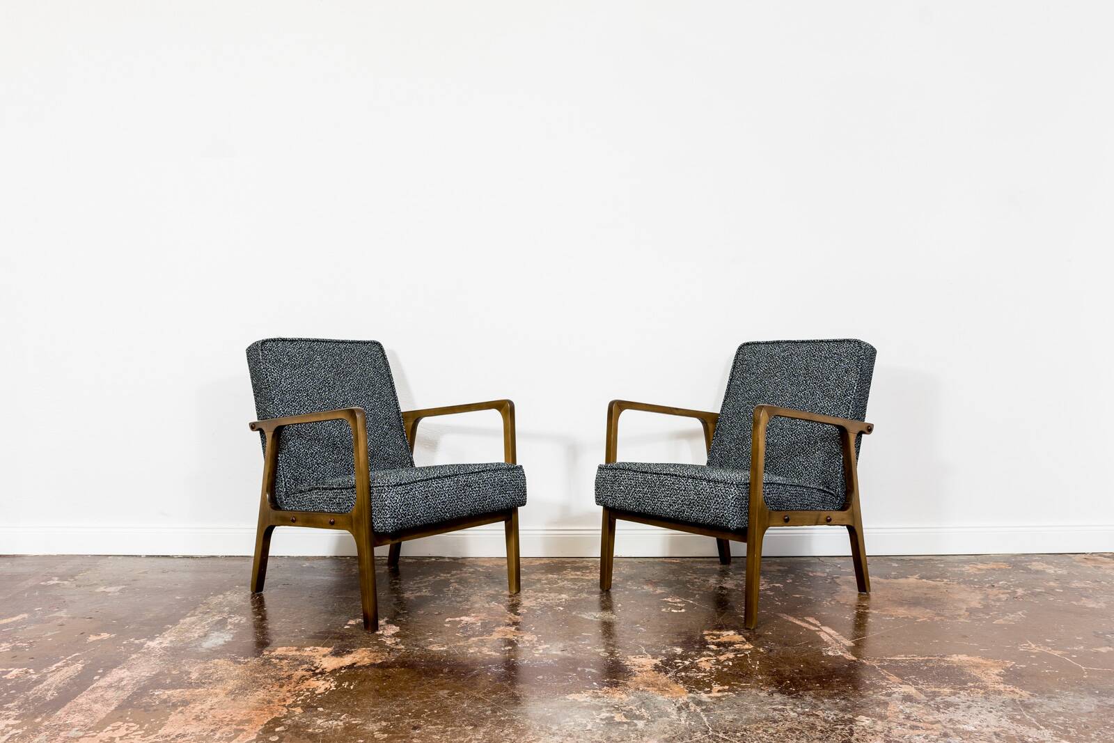 Vintage armchairs by BFM, Poland, 1960s, set of 2
