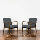 Vintage armchairs by BFM, Poland, 1960s, set of 2