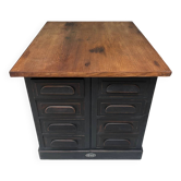 Ancien meuble de métier en chêne