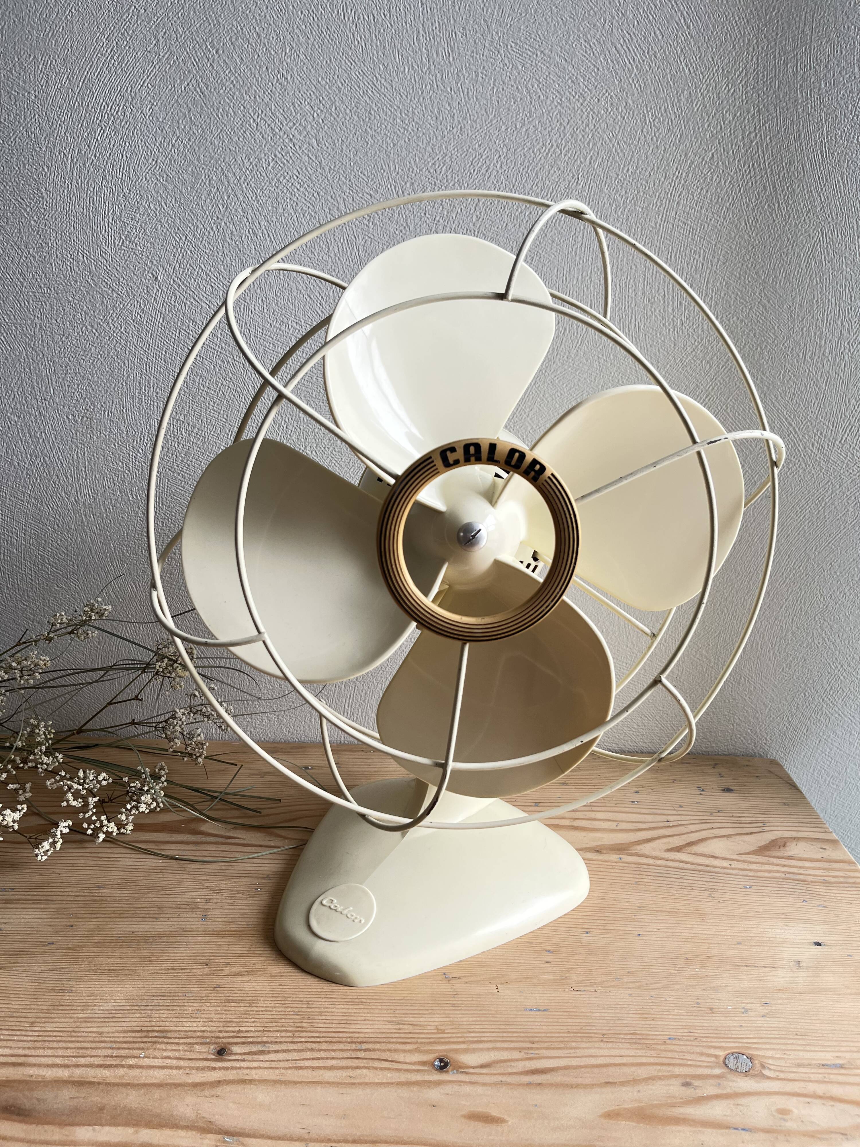 Vintage beige Calor fan