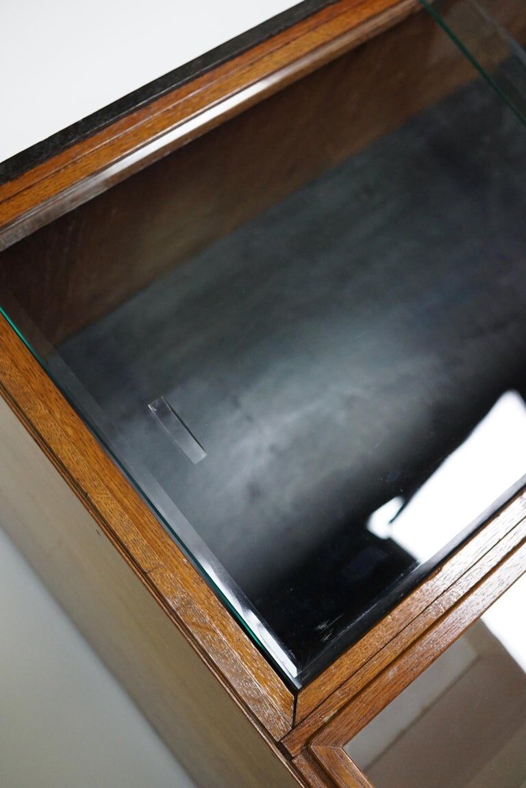 Vintage oak haberdashery shop furniture, Netherlands, 1930s