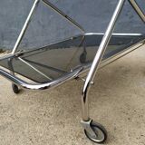 Vintage chrome bar cart