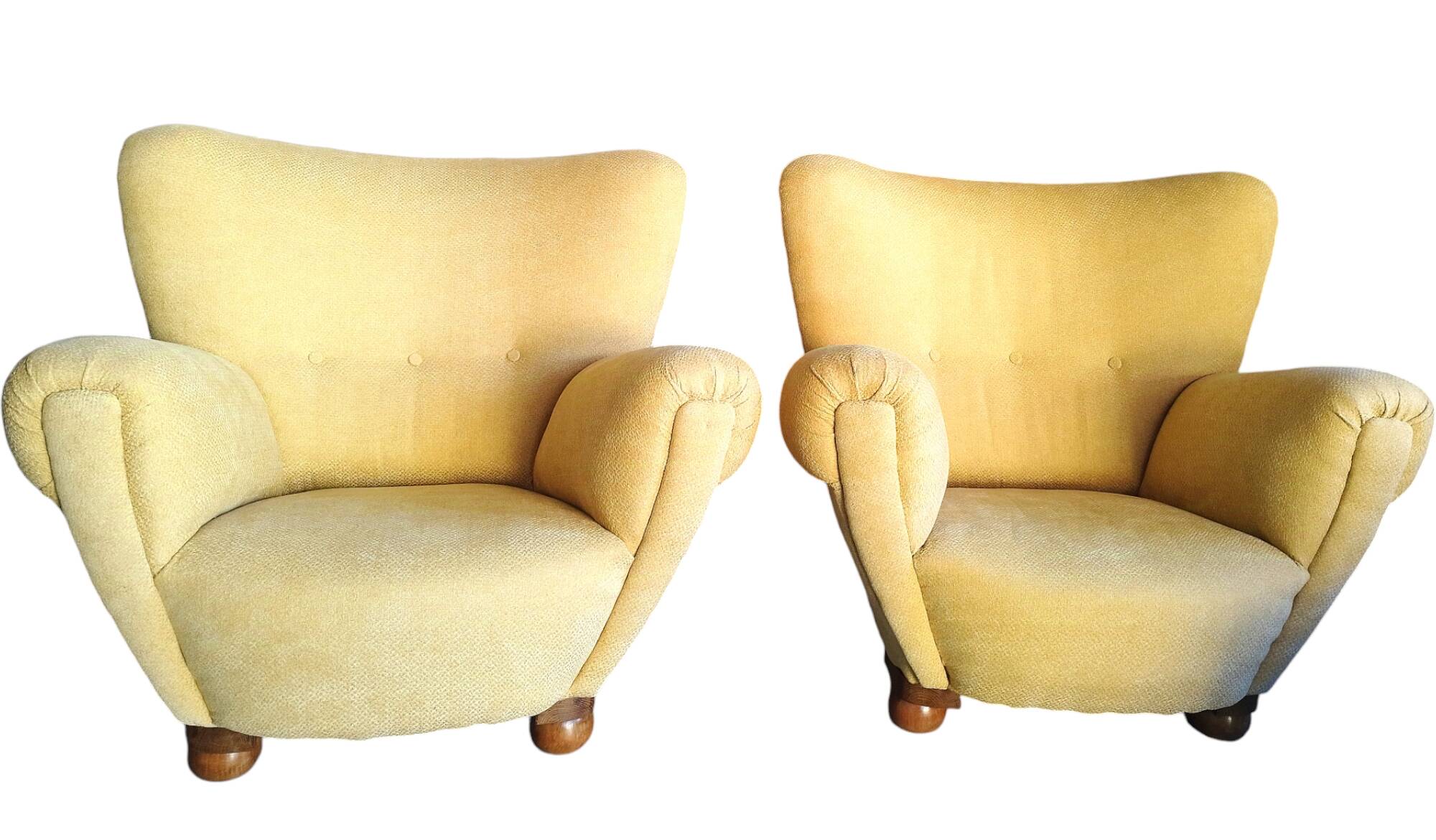 Armchairs Czehoslovakia, 1960s, Set of 2