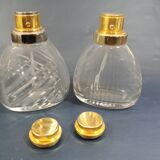 2 spray bottles cut crystal Marcel Franck "brumaire"