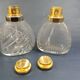 2 spray bottles cut crystal Marcel Franck "brumaire"