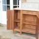 Art Deco sideboard in solid walnut and veneer – pink marble top