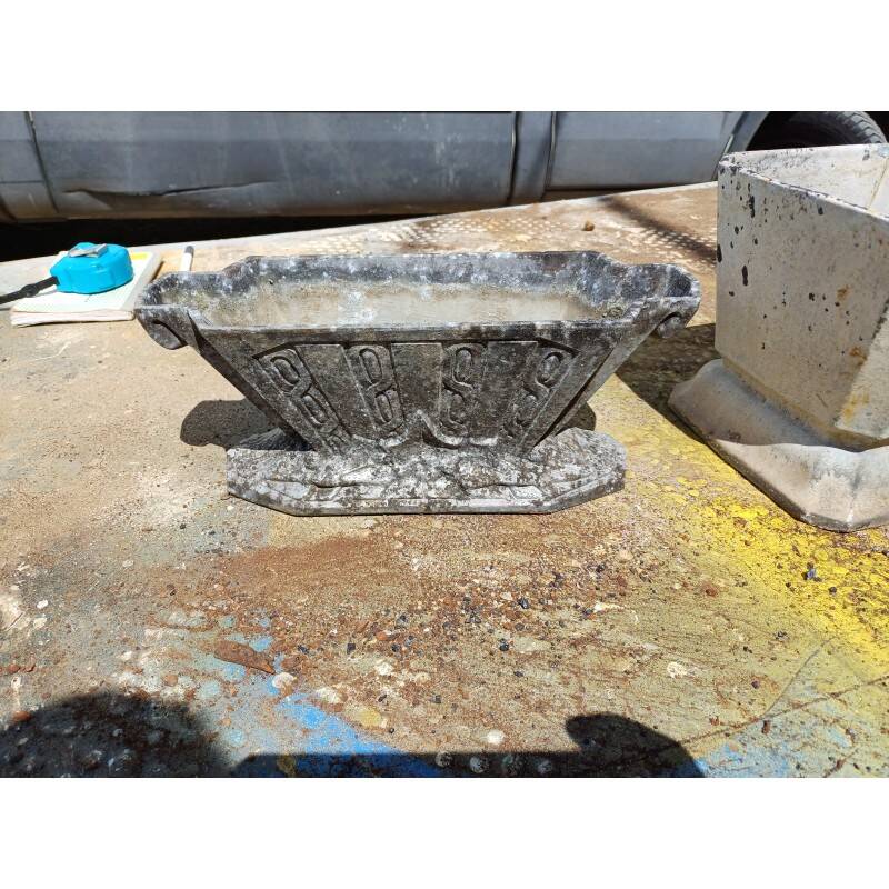 3 cast iron planters 1900: Charleville - Mézières