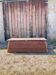 Large vintage wooden chest gymnast plinth