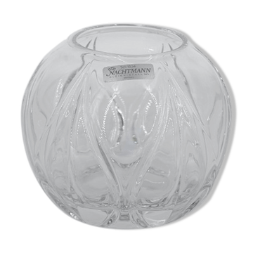 German Crystal Ball Vase from Nachtmann, 1960s
