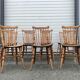 10 bistro chairs troquet "menuet" baumann 1970