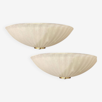 Murano Glass Sconces Set of 2 by Zonca