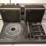 Record player / Vintage Electrophone Philips 381 - Perfect condition - Year 1972