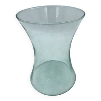 Glass diabolo vase