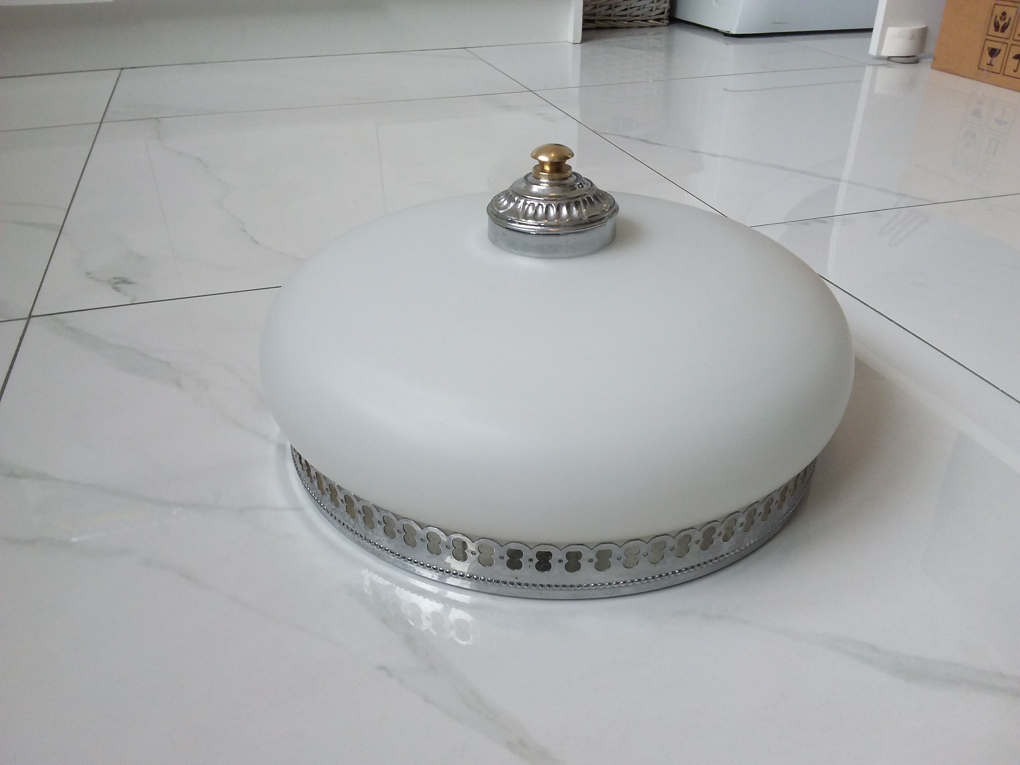 Vintage opaline ceiling