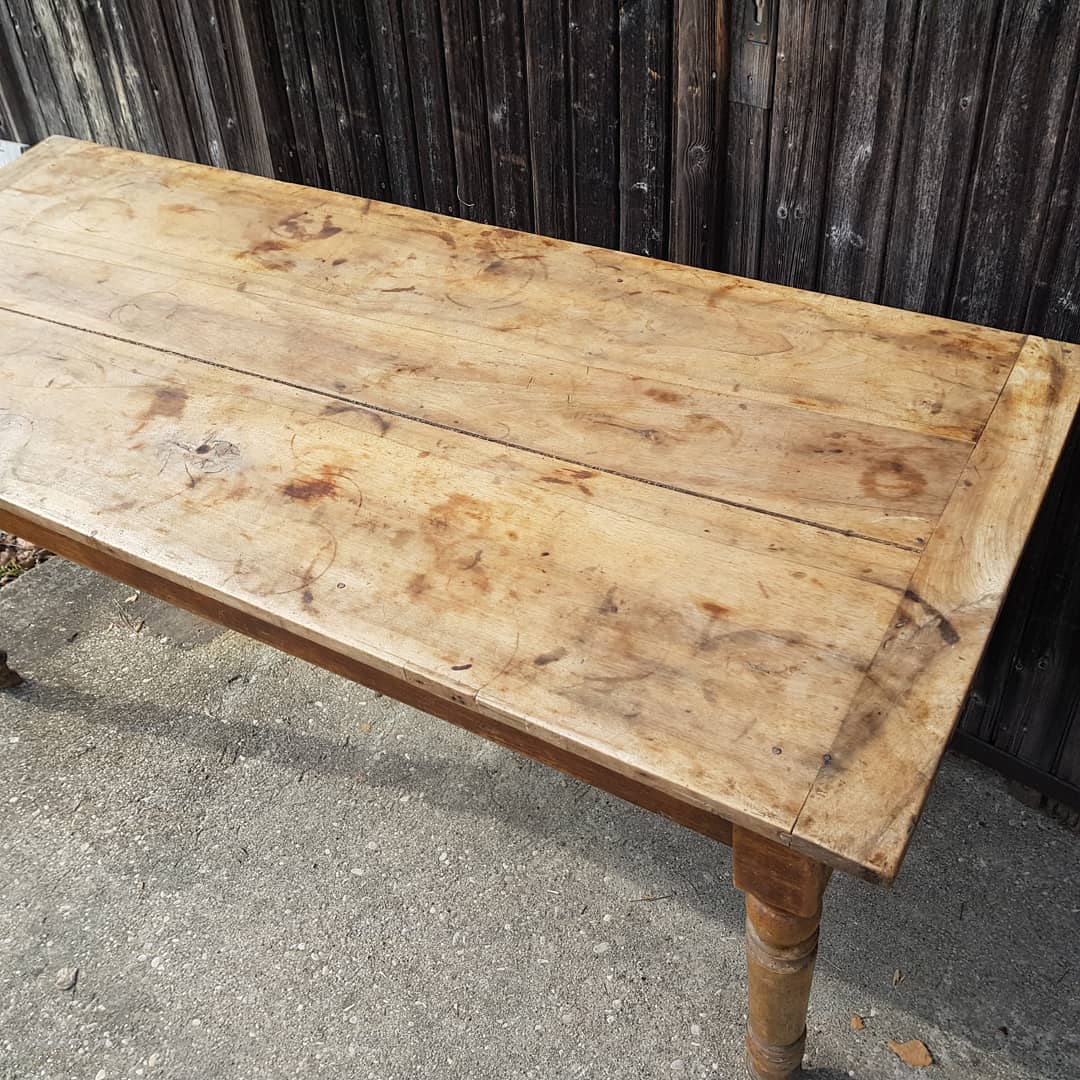 Walnut farm table