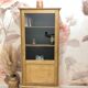 Vitrine vintage en chêne