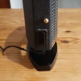 Vintage metal lamp black and gold