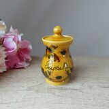 Petit pot à épices pour paprika céramique Vallauris Vintage