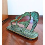 Mid-Century Bronze Letter Holder