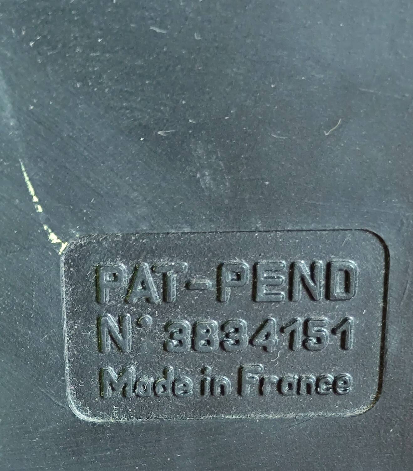 Old vintage Bodet clock with slats