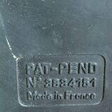 Old vintage Bodet clock with slats