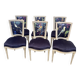 Set of 6 Louis XVI dining chairs