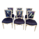 Set of 6 Louis XVI dining chairs