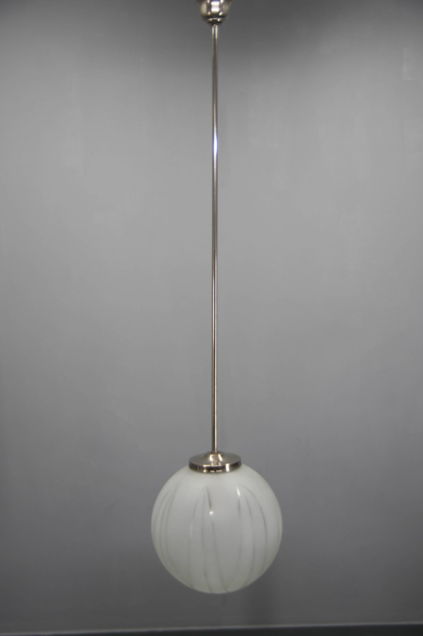 Suspension Art Déco XXL, années 1930