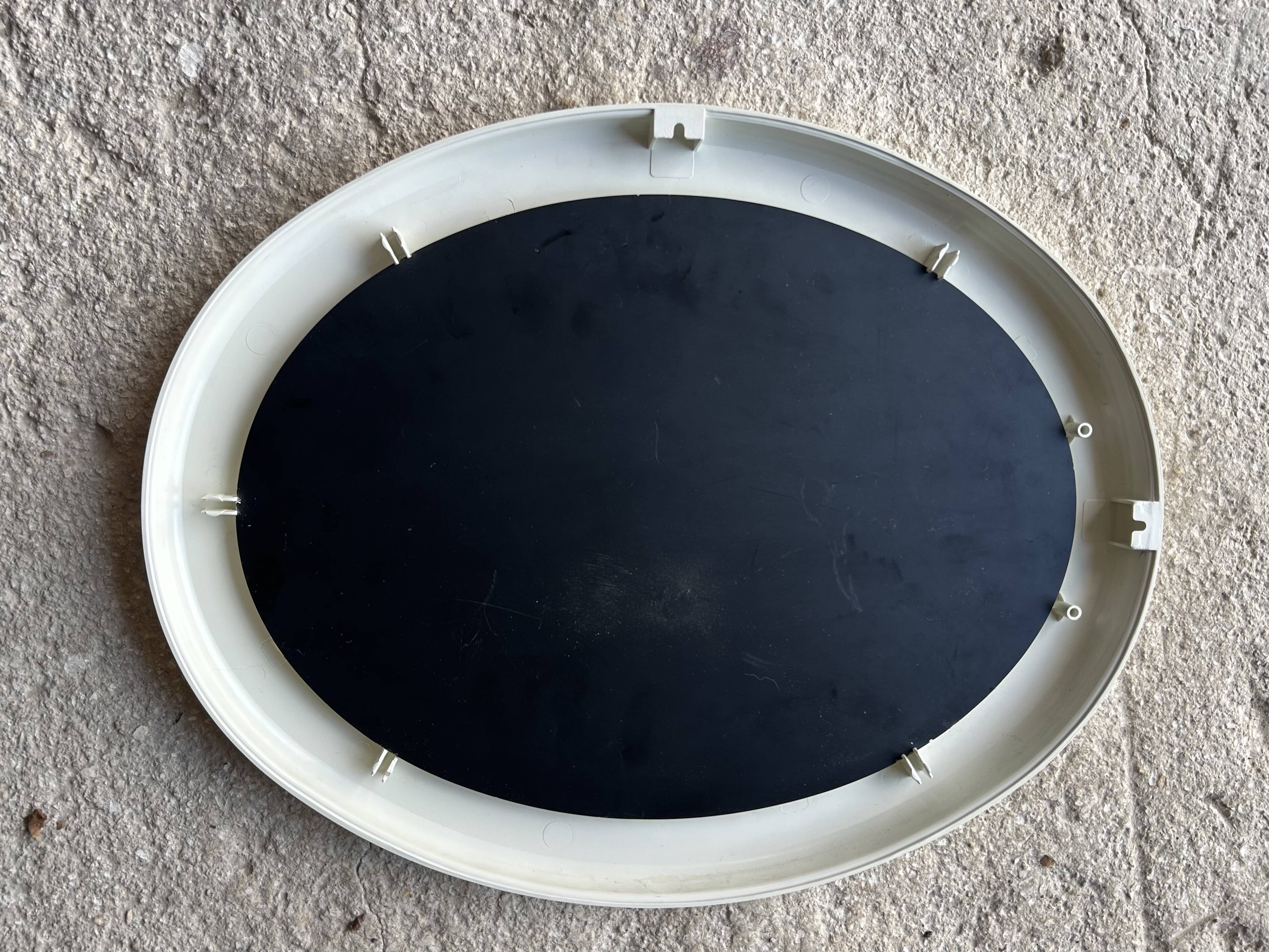 Vintage oval mirror