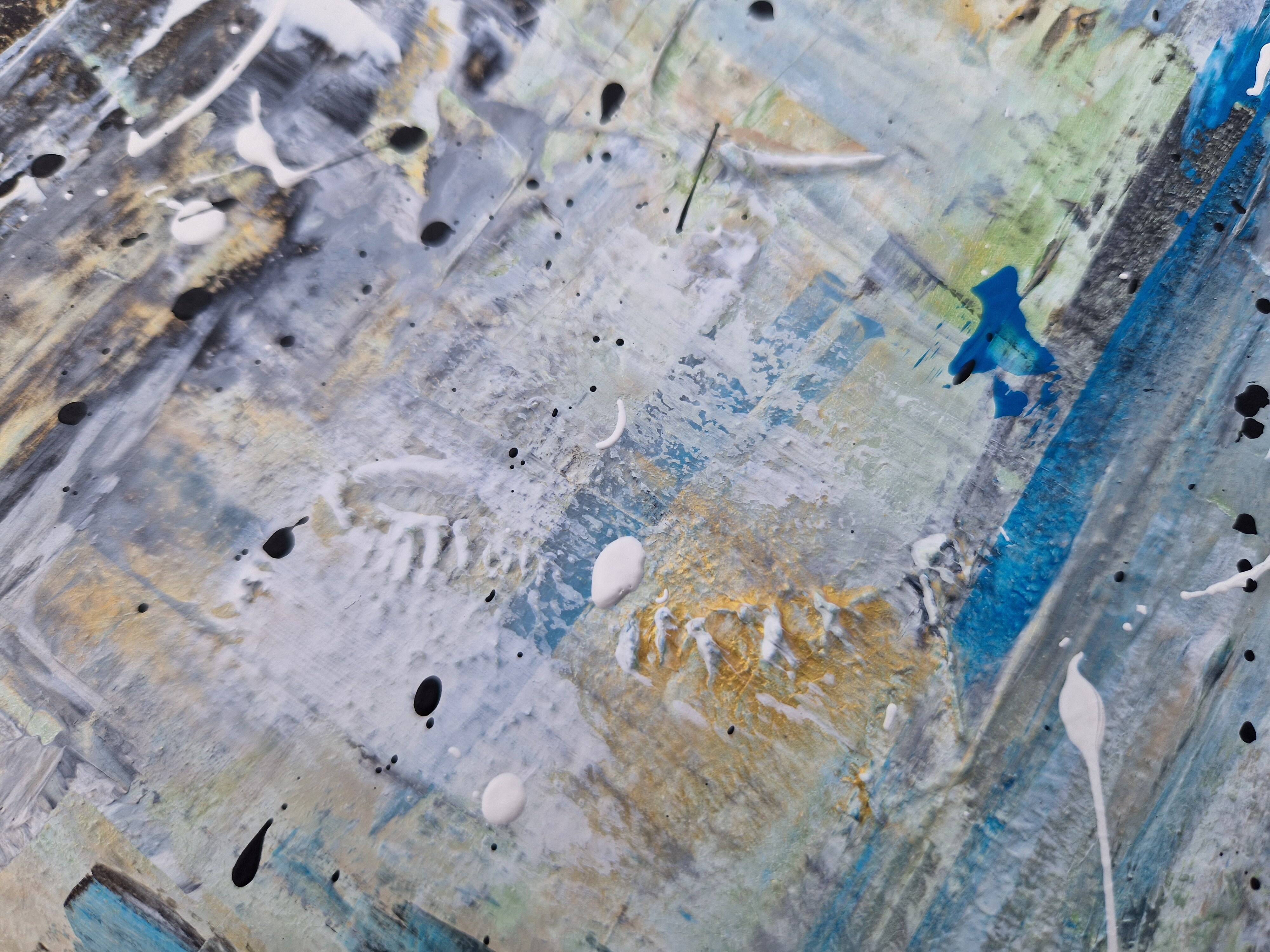 Abstract painting table