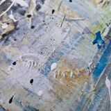 Abstract painting table