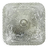Petite applique murale plafonnier rond verre minimaliste 1970 1980 seventies eighties LAMP-7277