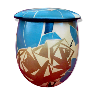 Louis Giraud signed ceramic vase