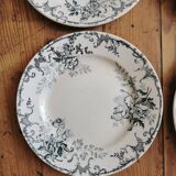 Old HC dessert plates, iron earth