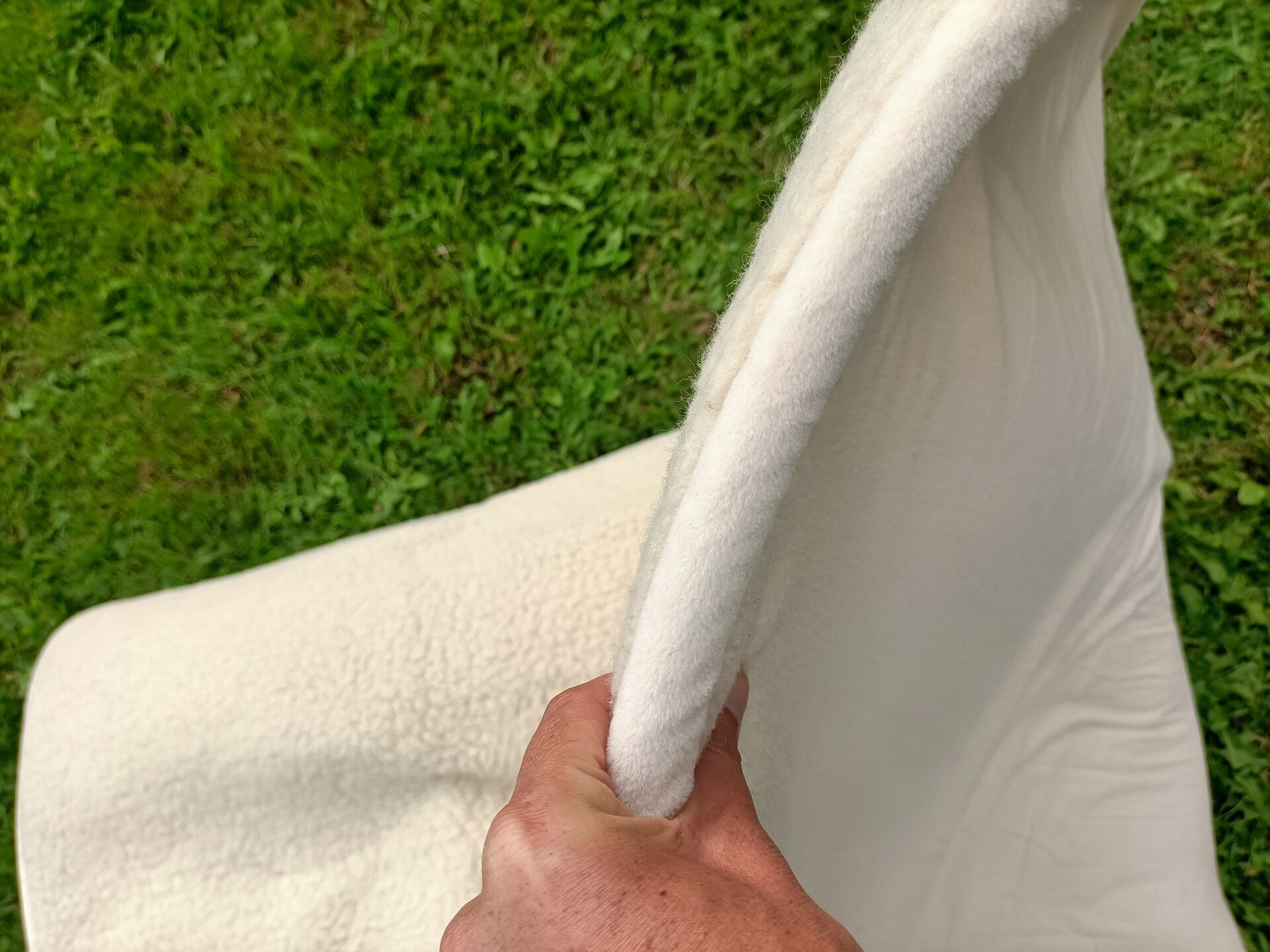 Dessus de Lit Vintage mouton véritable