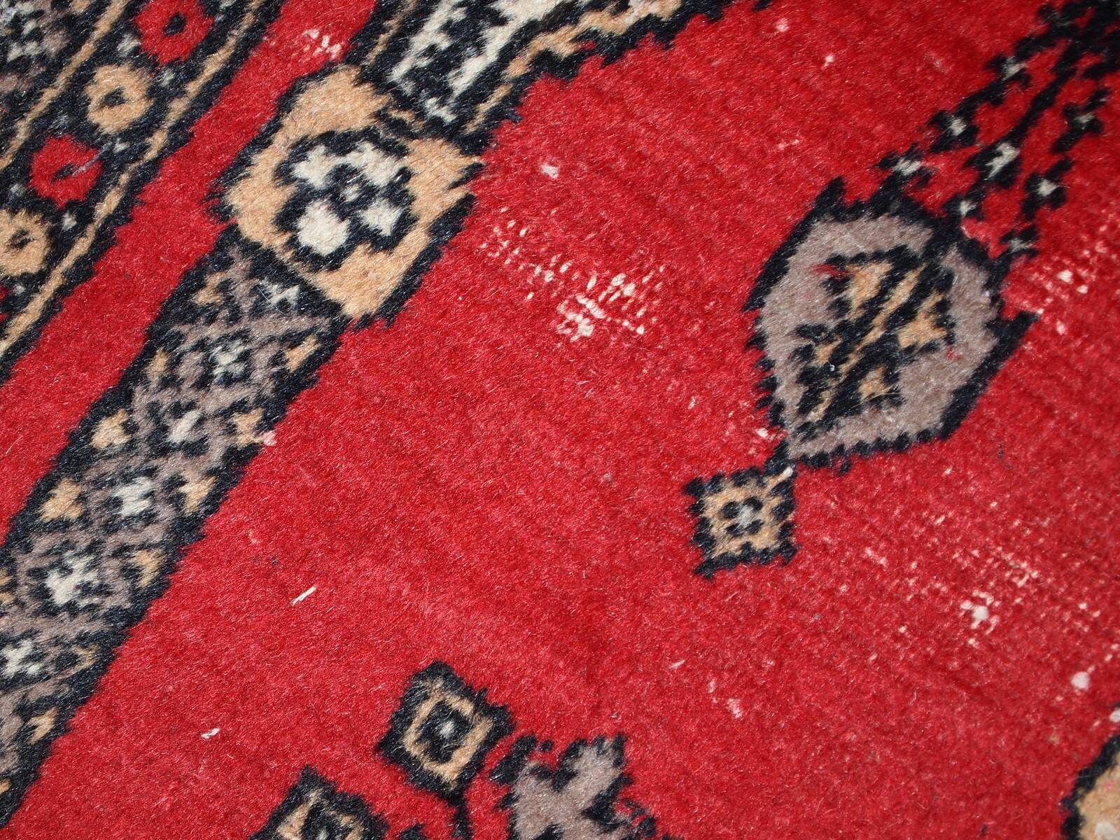 Tapis Vintage de Prière Lahore en Laine, Années 1950, Artisanat Pakistanais