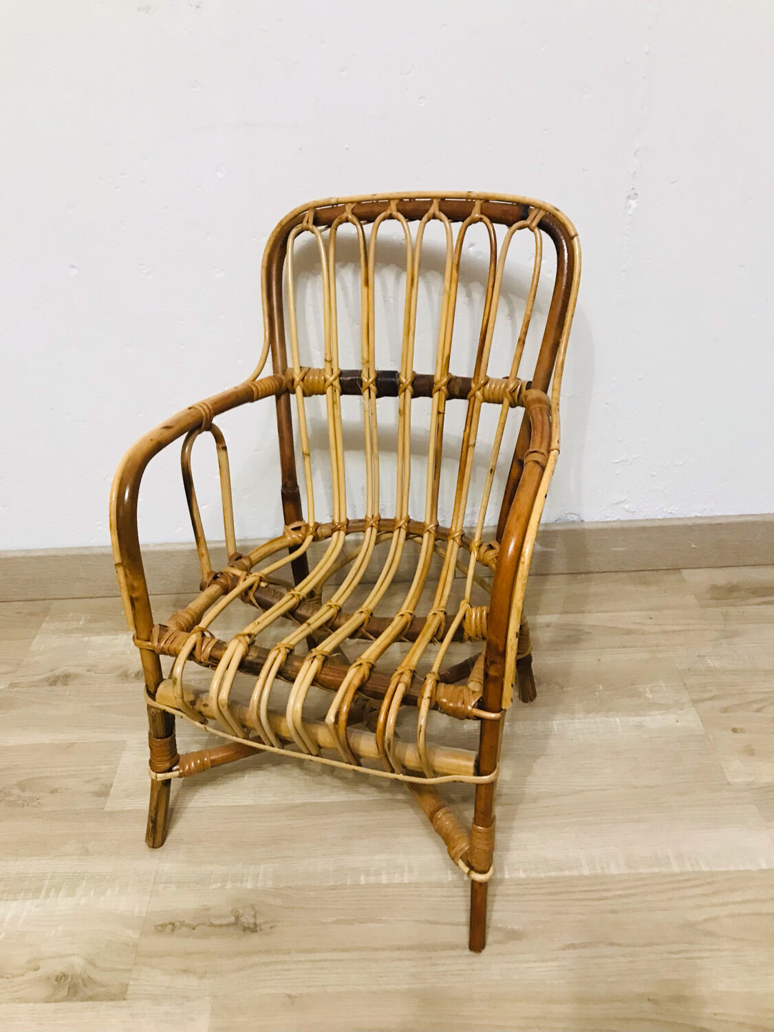 Fauteuil rotin pour enfants